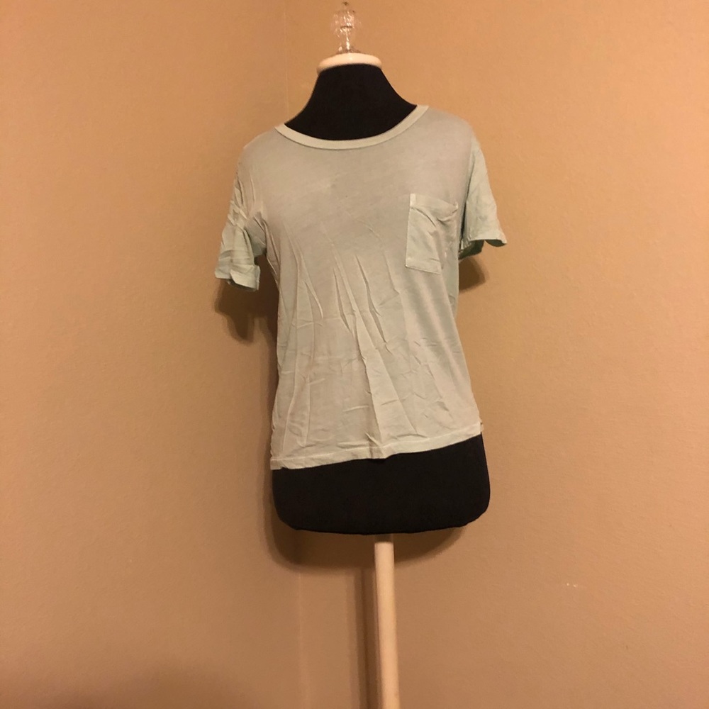 J. Crew mint tee shirt 💜